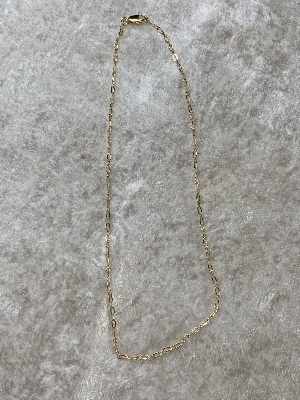 ✨2 for $30 NWOT 18K Gold layered/bonded 2mm Infinity Cuban Link Chain 16"